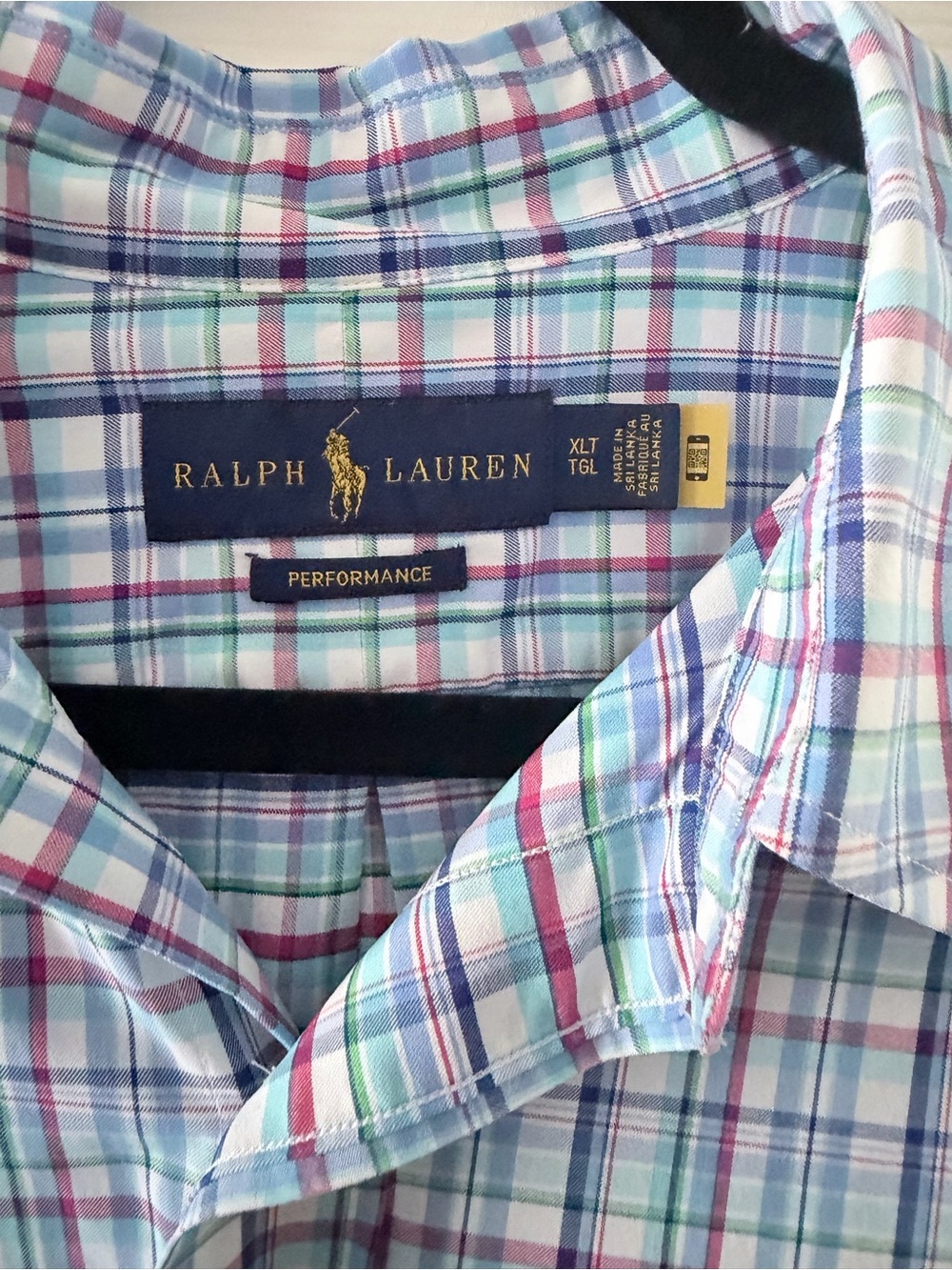 Ralph Lauren Men's Big & Tall Plaid Button-Down Shirt - Picture 2 of 3
